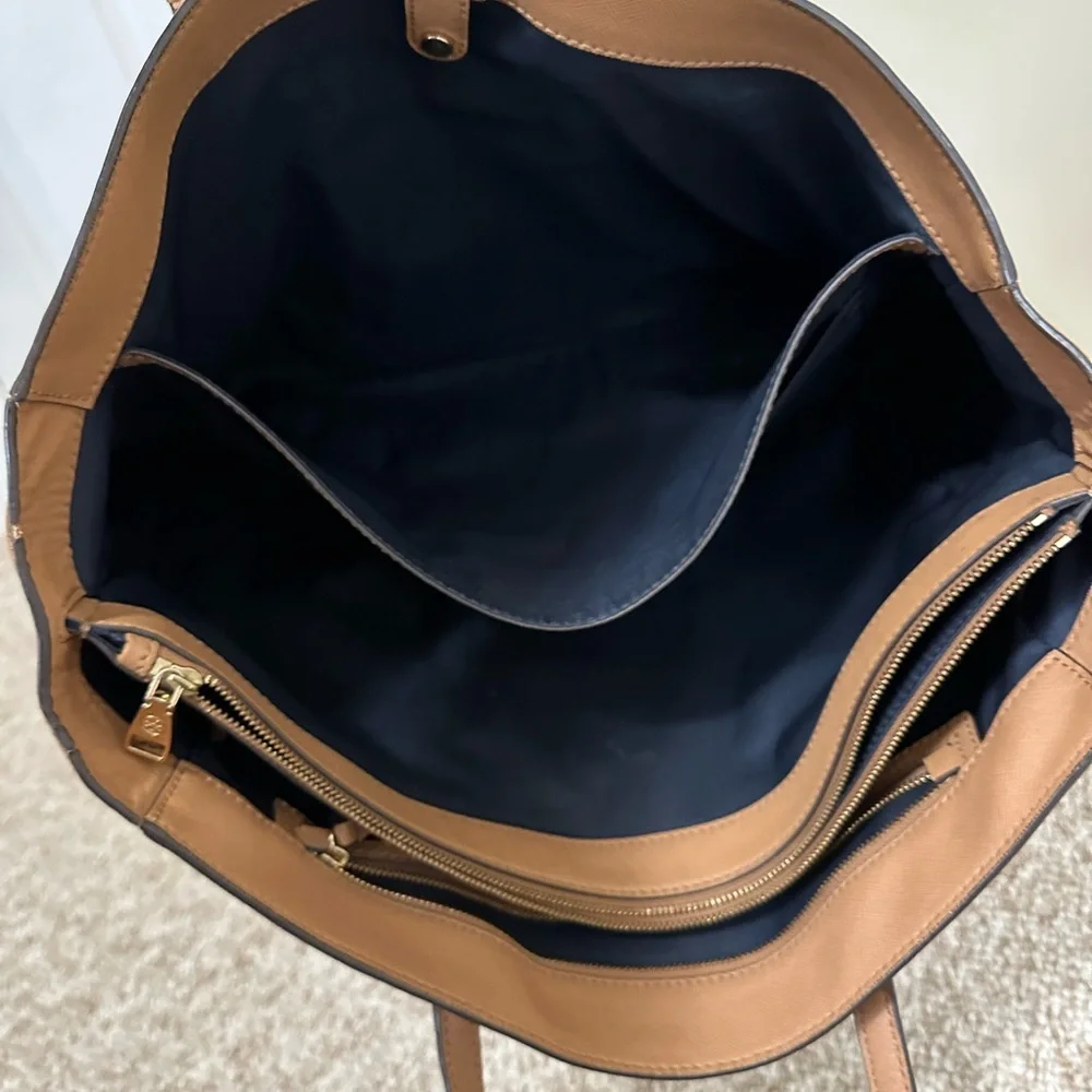 Tory Burch Tan Leather Tote Bag